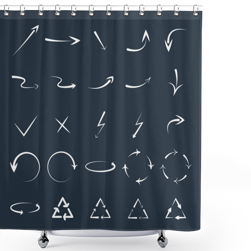 Personality  Arrows Set Shower Curtains