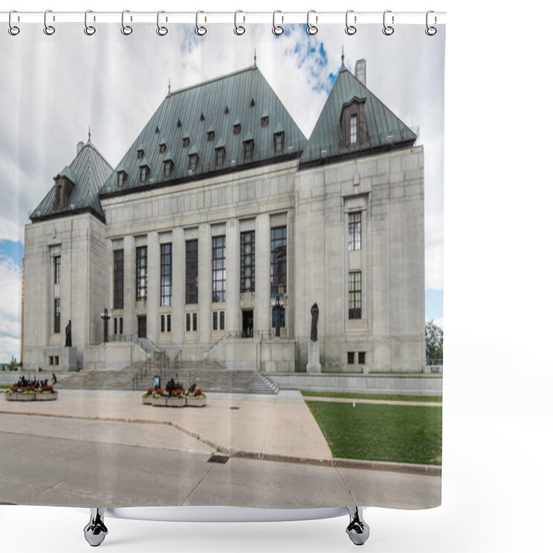 Personality  Supreme Court Building In Ottawa Shower Curtains