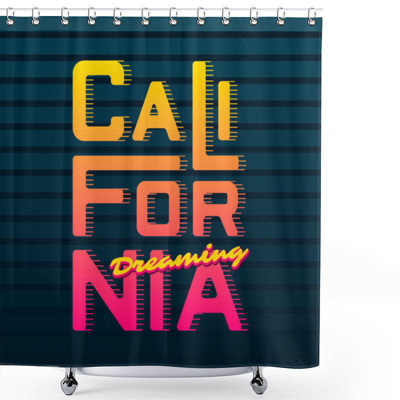 Personality  California Shower Curtains