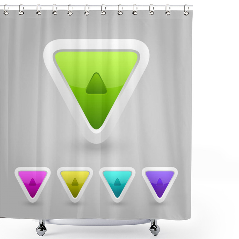 Personality  Vector Set Of Arrows. Shower Curtains