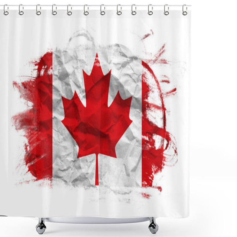 Personality  Canada Flag Shower Curtains