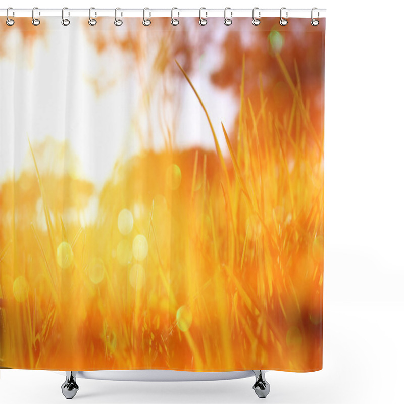 Personality  Blurred Abstract Photo Of And Glitter Shower Curtains