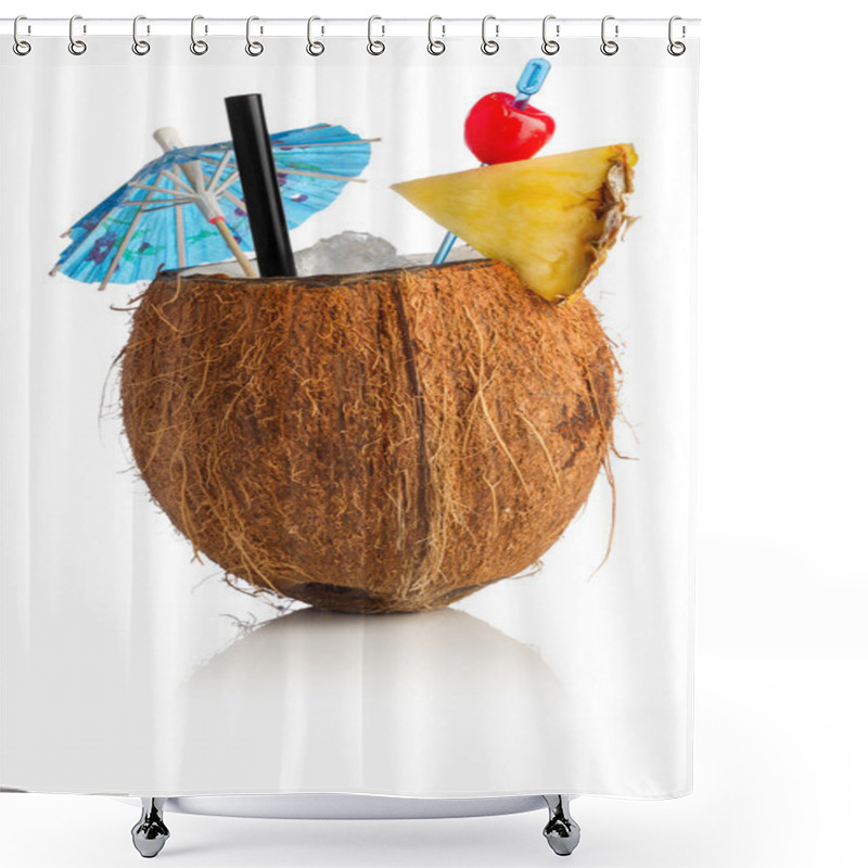 Personality  Coconut Cocktail Shower Curtains