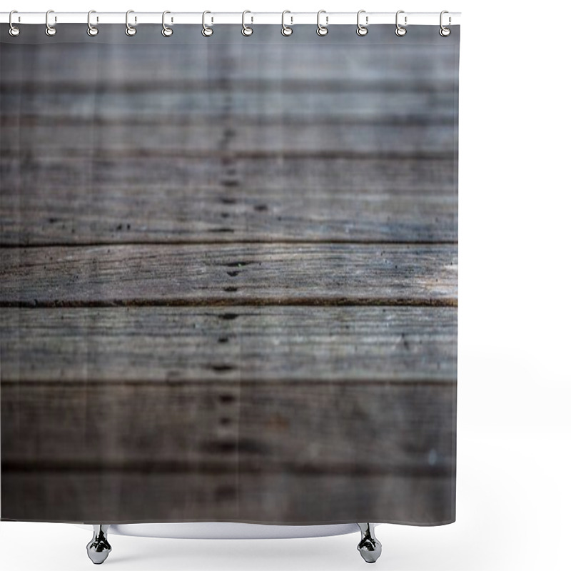 Personality  Beautiful Old Wood Background Shower Curtains