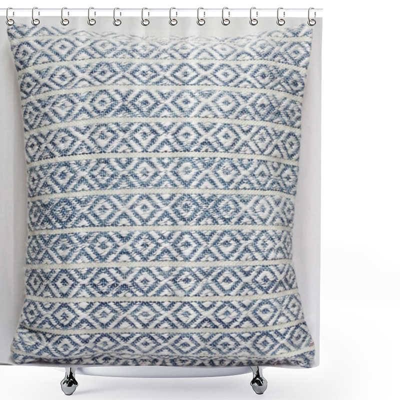 Personality  Original Trending Hand Made Woven Cushion With High Resolution                                Shower Curtains