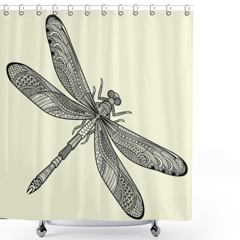 Personality  Dragonfly Shower Curtains