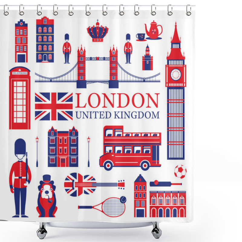 Personality  London, England And United Kingdom Tourist Attractions Shower Curtains