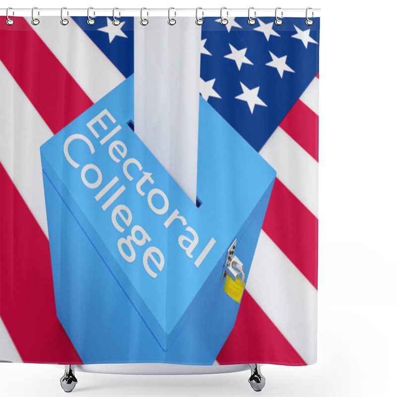 Personality  Electoral College Concept Shower Curtains