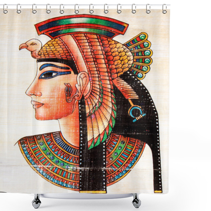 Personality  Egyptian Papyrus Painting Shower Curtains