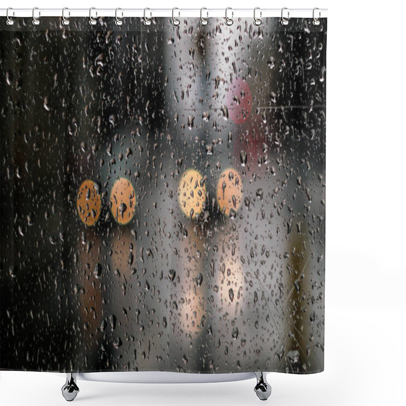 Personality  Rainy Day Shower Curtains