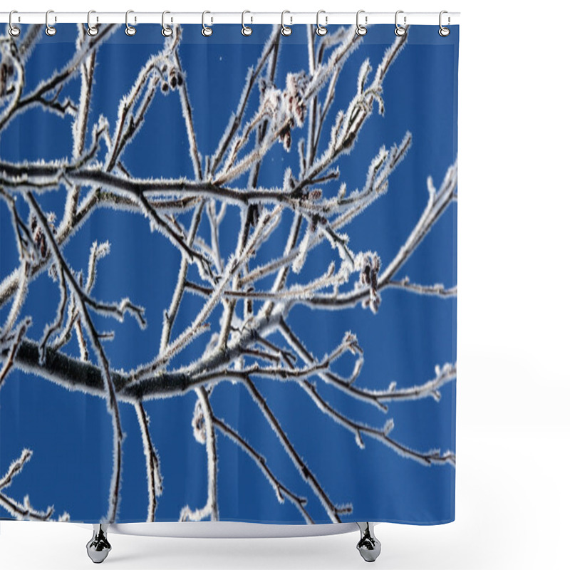 Personality  Snowy Winter Shower Curtains