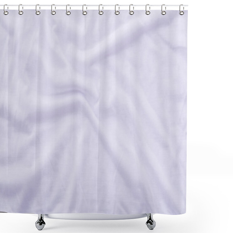 Personality  Wrinkle Bedsheet Fabric Shower Curtains