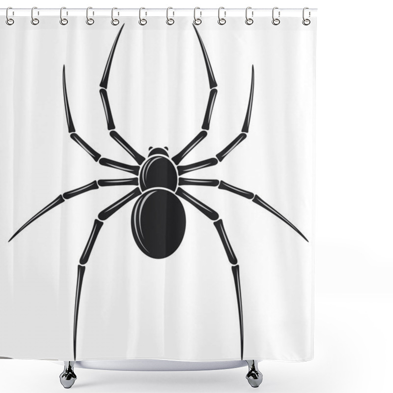 Personality  Spider Shower Curtains