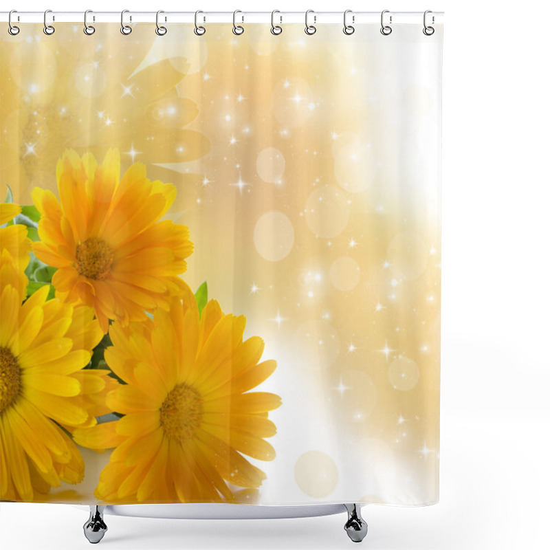 Personality  Calendula Shower Curtains