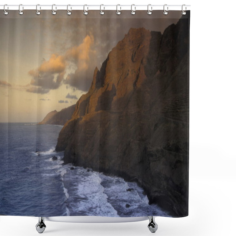 Personality  AFRICA CAPE VERDE SANTO ANTAO Shower Curtains