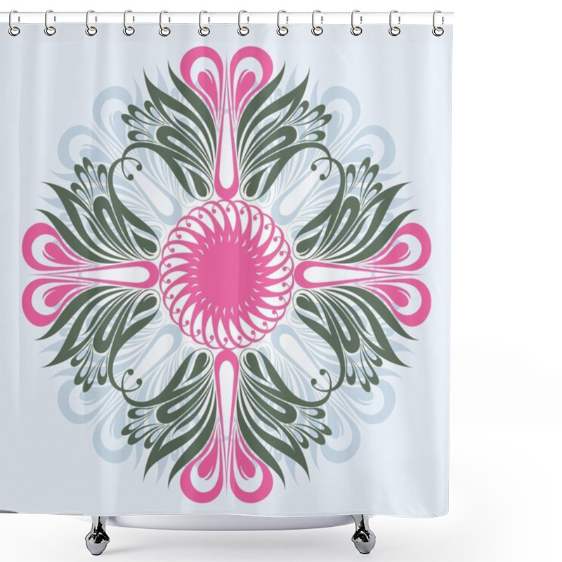 Personality  Floral Ornate Background Shower Curtains