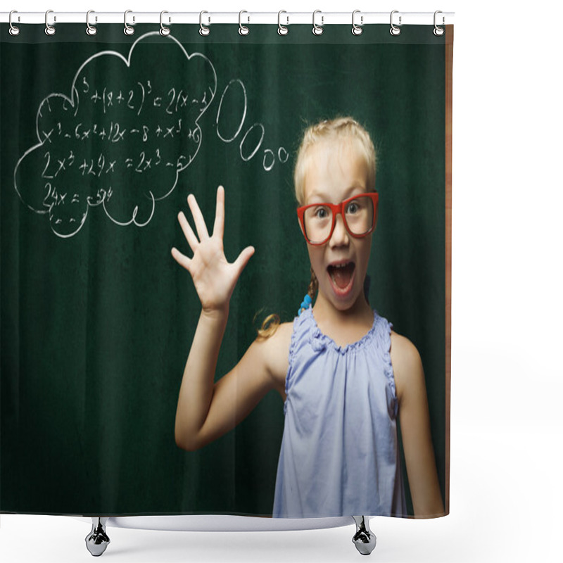 Personality  Smart Schoolgirl Shower Curtains