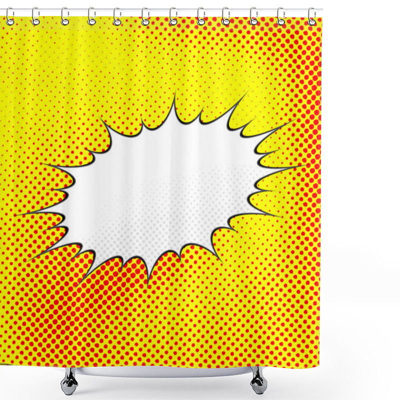 Personality  Comic Speech Bubble Shower Curtains