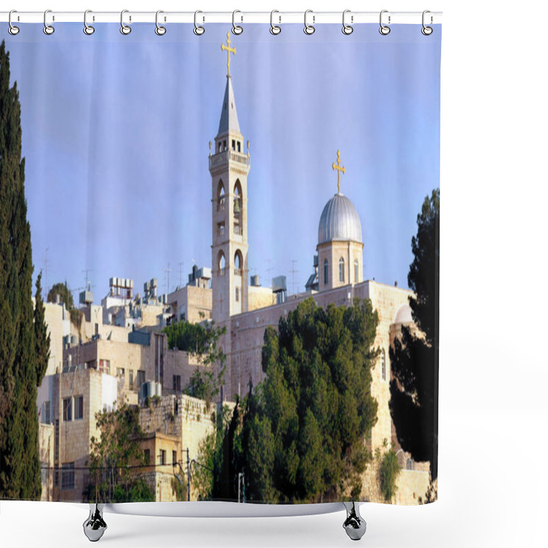 Personality  Church Of The Nativity In Bethlehem Shower Curtains