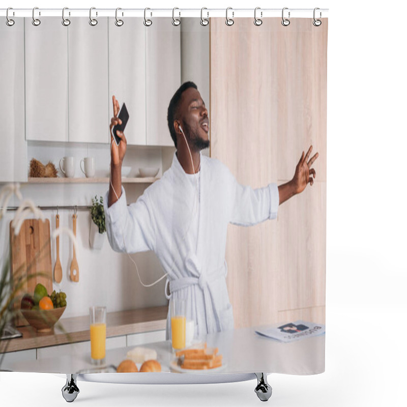 Personality  Morning Shower Curtains