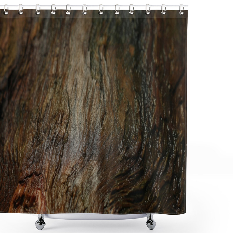 Personality  Wood Background Texture Shower Curtains