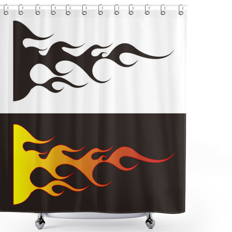 Personality  Car Tattoo1 Shower Curtains