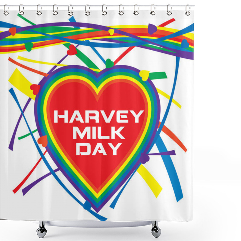 Personality  Harvey Milk Day Shower Curtains