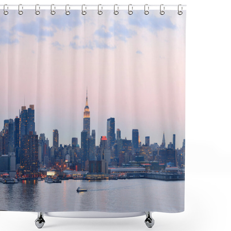 Personality  New York City Sunset Shower Curtains