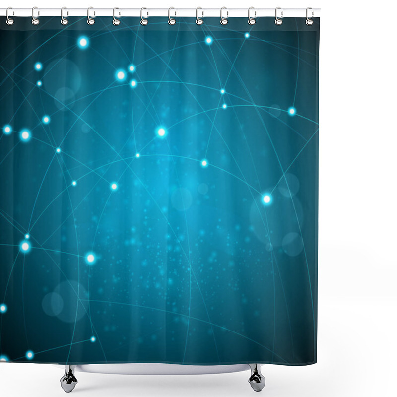 Personality  Abstract Vector Background Shower Curtains