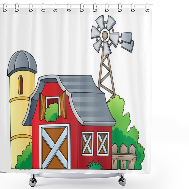 Personality  Farm Theme Image 1 Shower Curtains