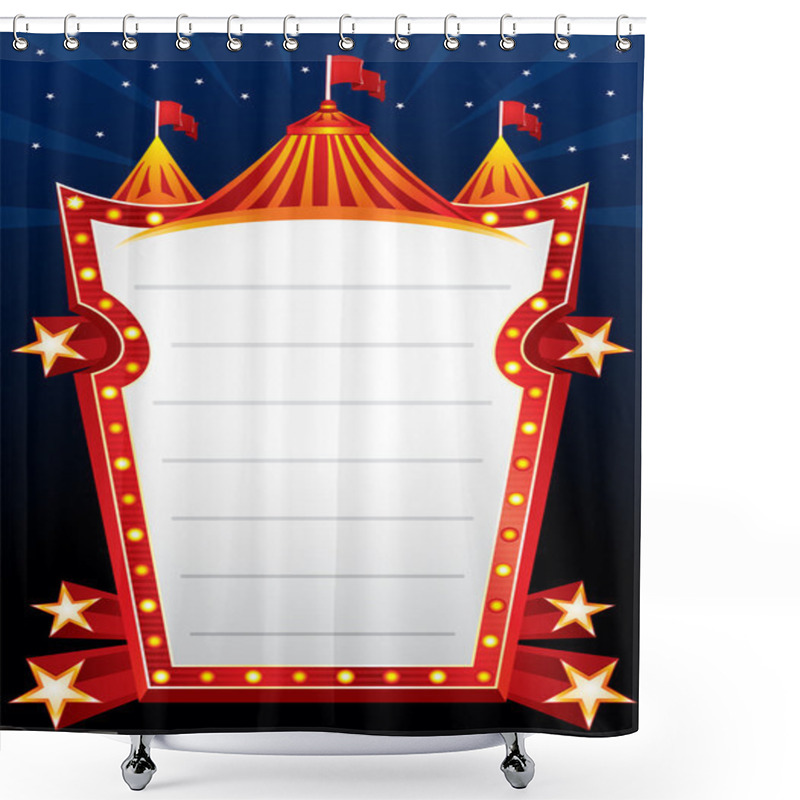 Personality  Circus Design Shower Curtains