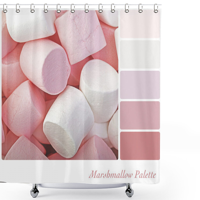 Personality  Marshmallow Palette Shower Curtains