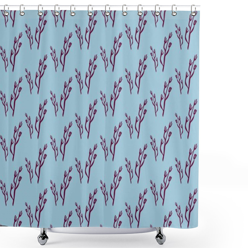 Personality  Seamless Abstract Background With Geometric Elements Shower Curtains