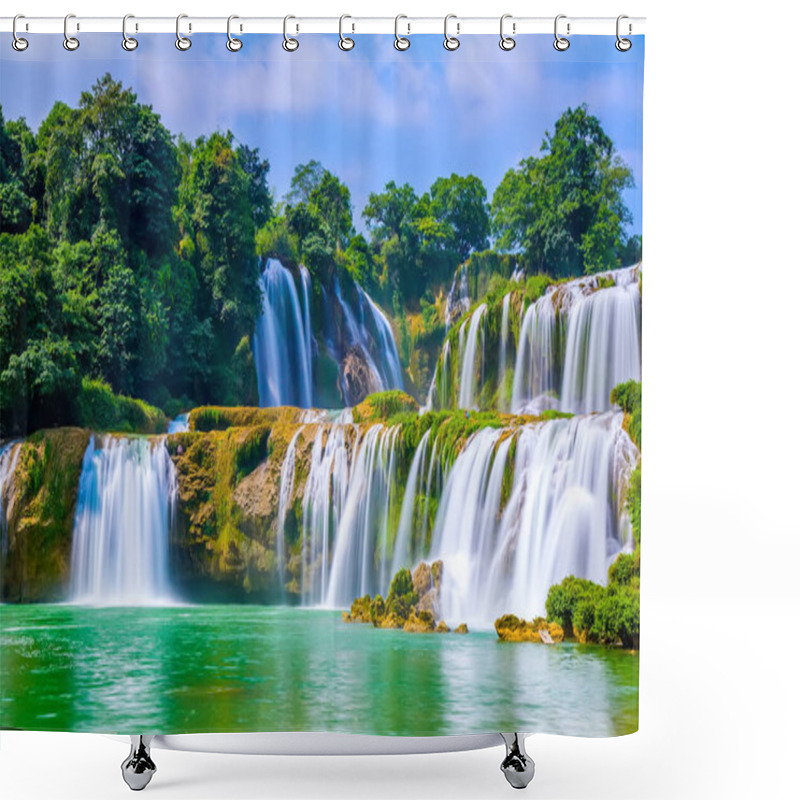 Personality  Waterfall Landscape In China, Asia Shower Curtains