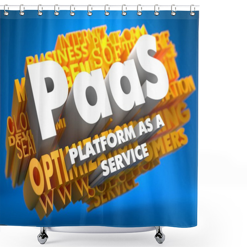 Personality  PAAS. Wordcloud Concept. Shower Curtains