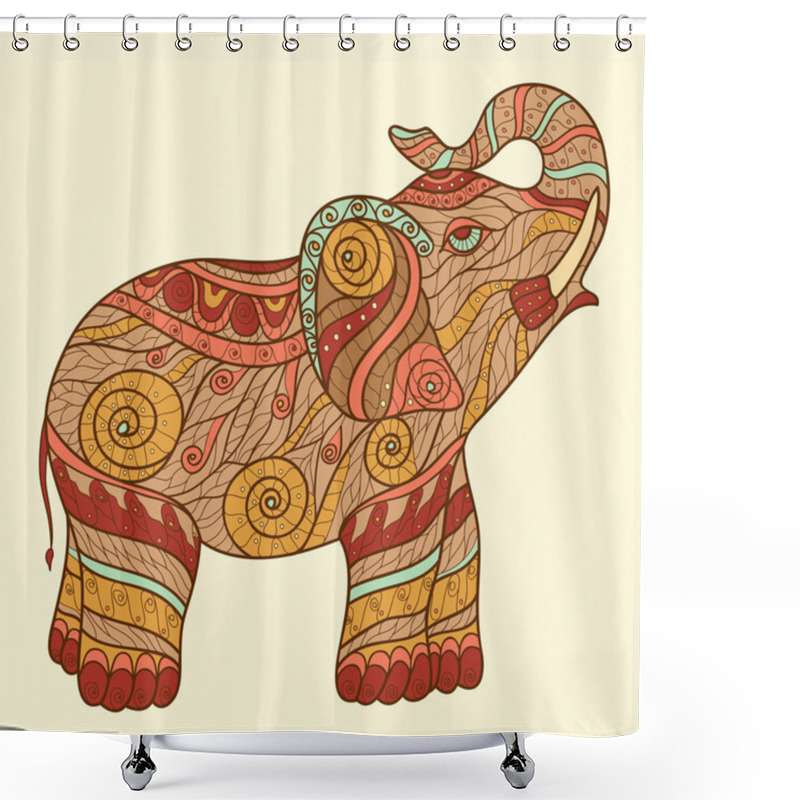 Personality  Zen Tangle Shower Curtains