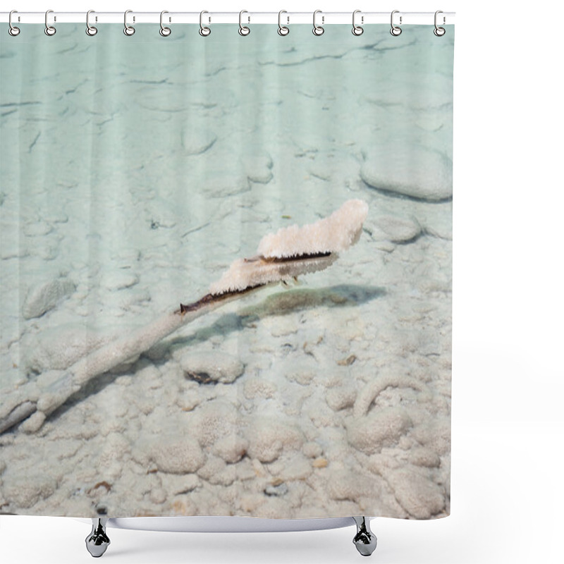 Personality  Minerals Of Dead Sea Shower Curtains