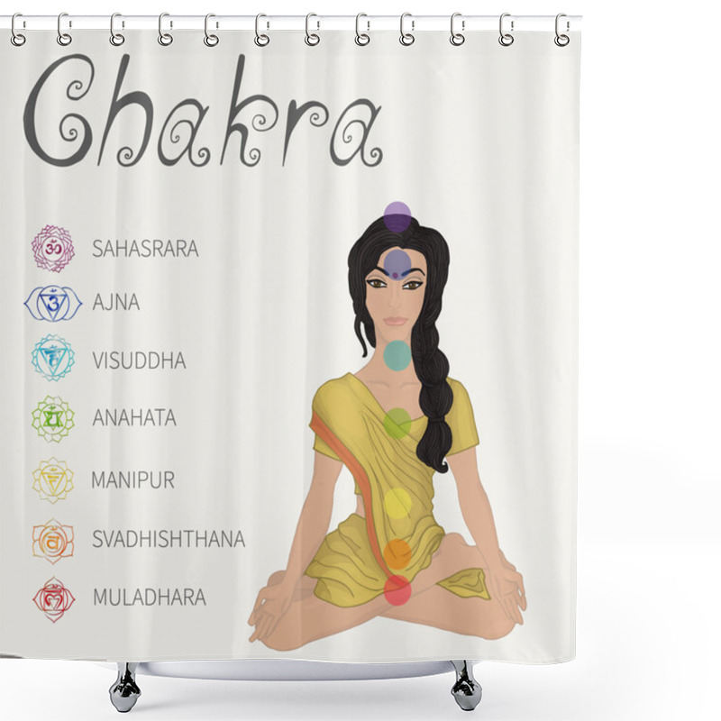 Personality  Yoga Shower Curtains