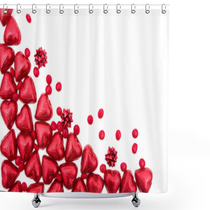 Personality  Red Hearts Shower Curtains