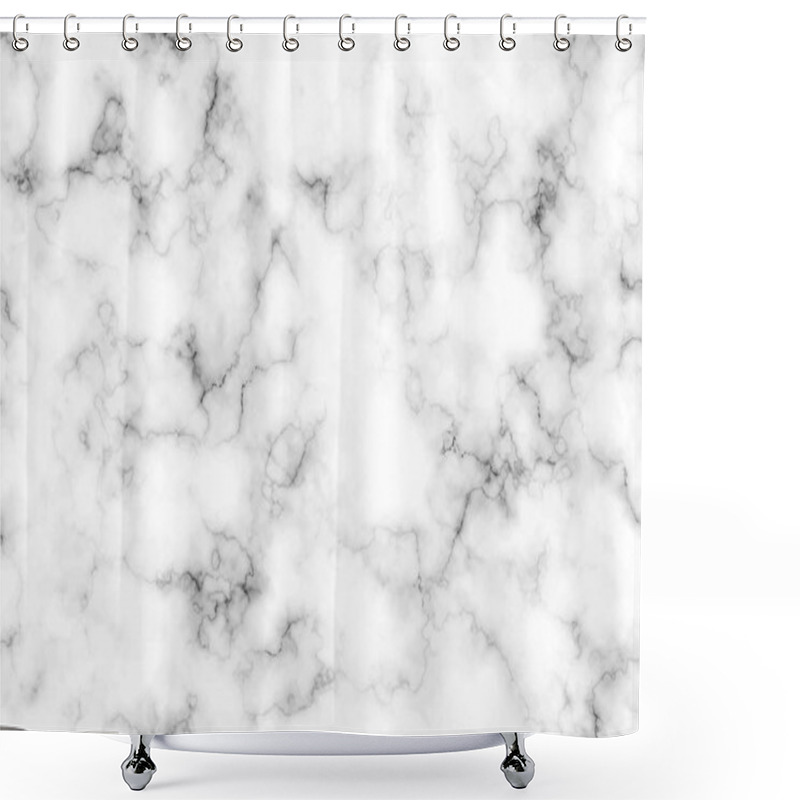 Personality  Realistic Grey Marble Background Shower Curtains