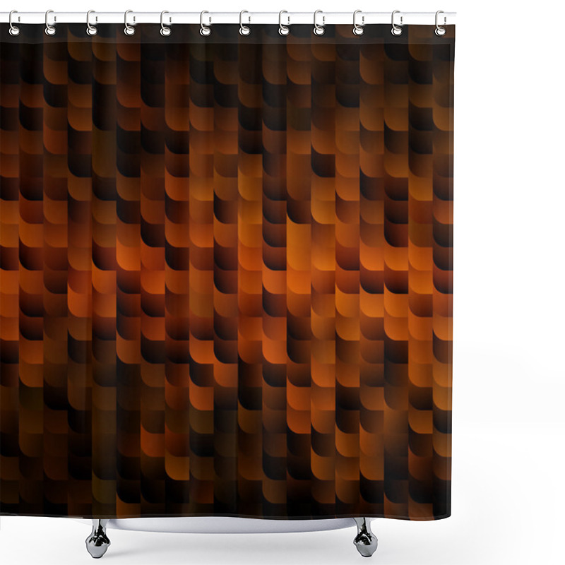 Personality  Gold And Black Shimmer Texture Shower Curtains