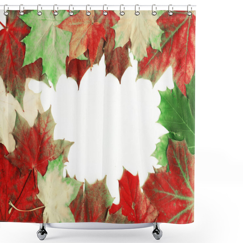 Personality  Beautiful Autumn Leaves Shower Curtains