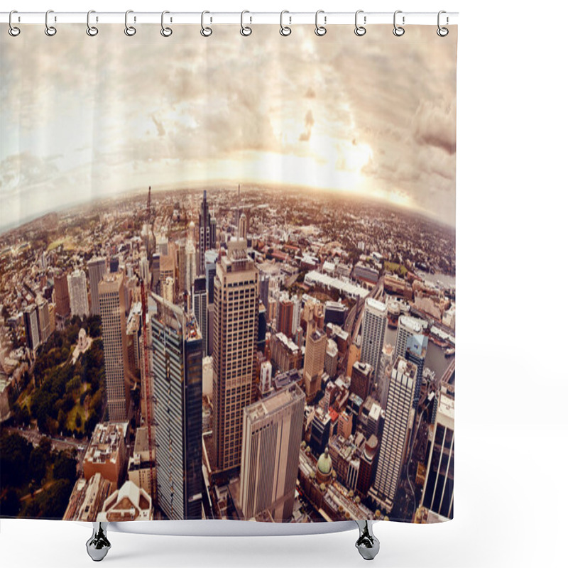 Personality  Sydney Australia Downtown Shower Curtains