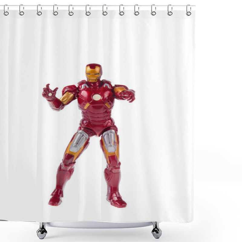 Personality  Iron Man Action Figure Shower Curtains