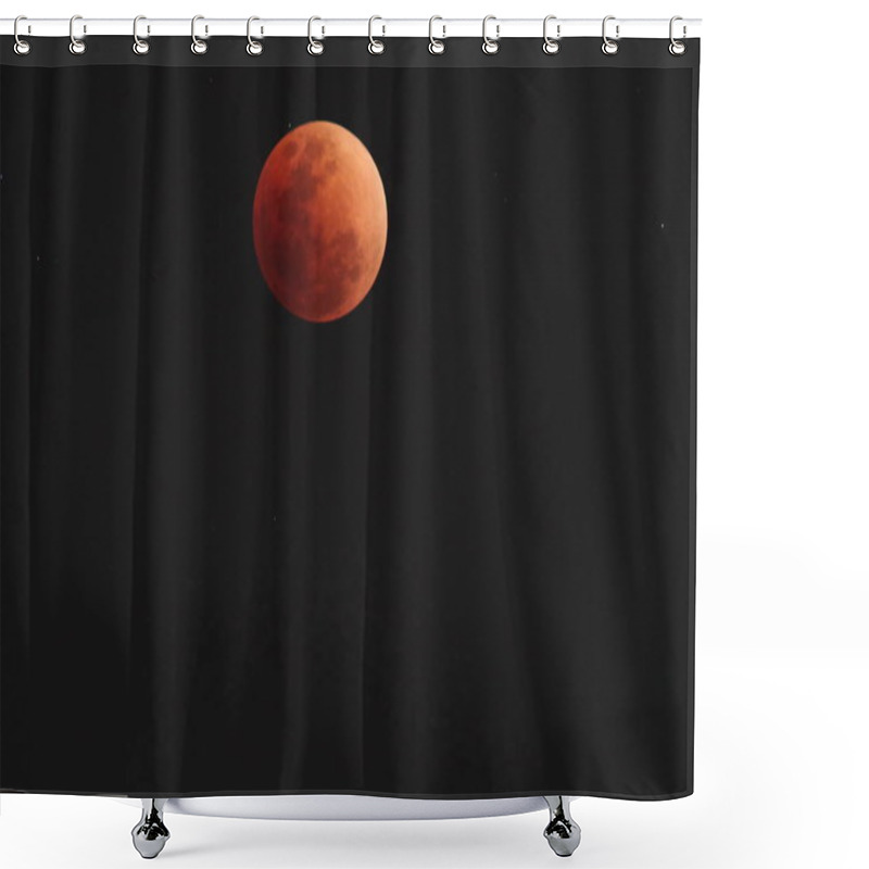 Personality  Bloody Moon 31 January 2018  Shower Curtains