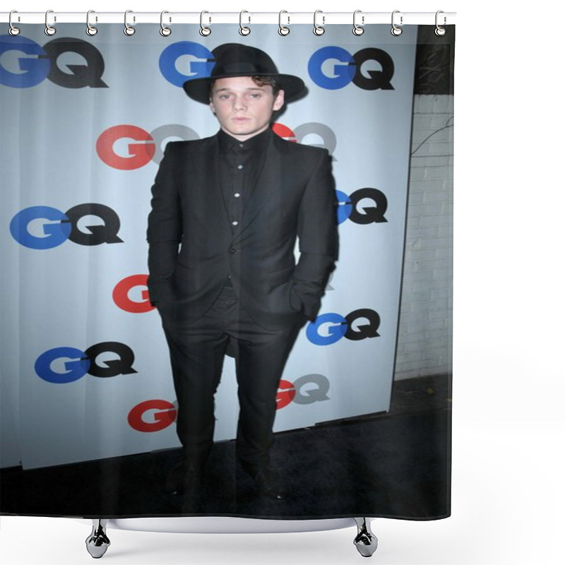 Personality  Anton Yelchin Shower Curtains