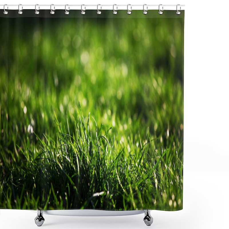 Personality  Green Grass Shower Curtains