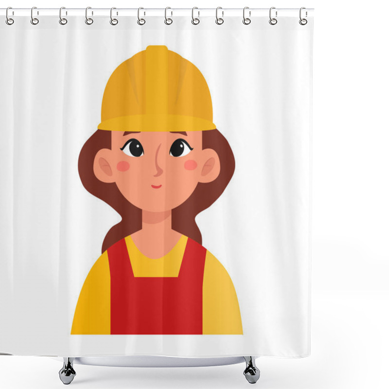 Personality  Isolated Engineer Icon Shower Curtains