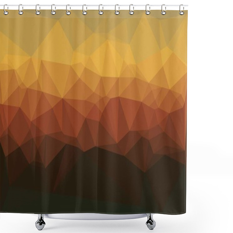 Personality  Creative Prismatic Background With Polygonal Pattern Shower Curtains