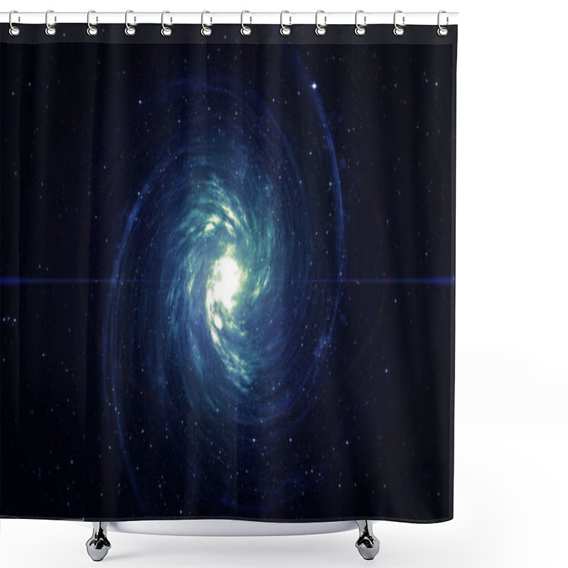 Personality  Spiral Galaxy In Deep Spcae Shower Curtains